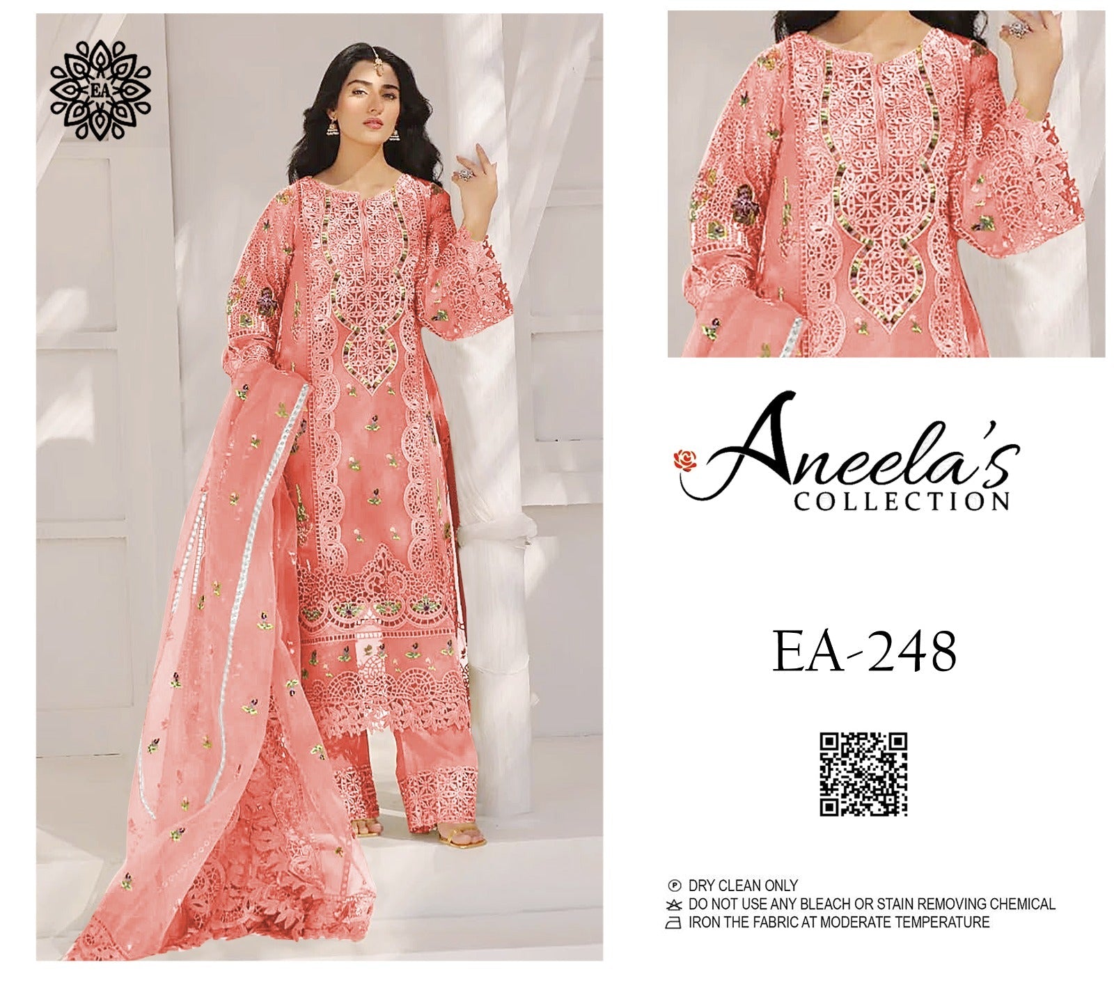 Aneela's* 3pc Summer Casual Collection Code: