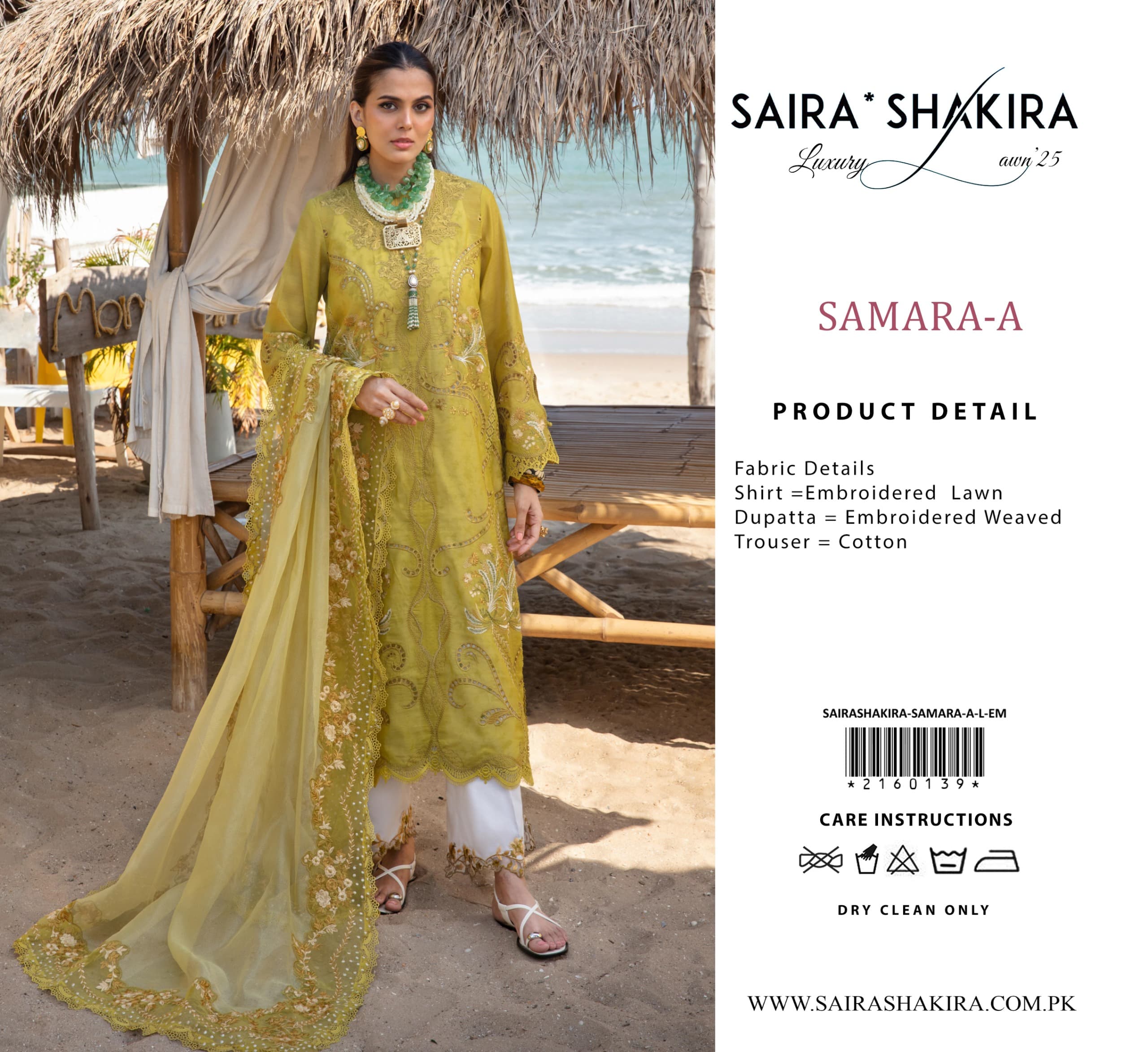Saira Shakira - Luxury Lawn Collection - SAMARA - A Unstitched