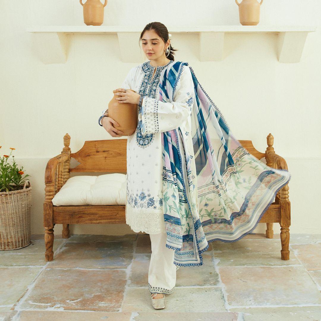 COCO BY ZARA Shahjahan 3pc Summer Casual Collection Code:1016az