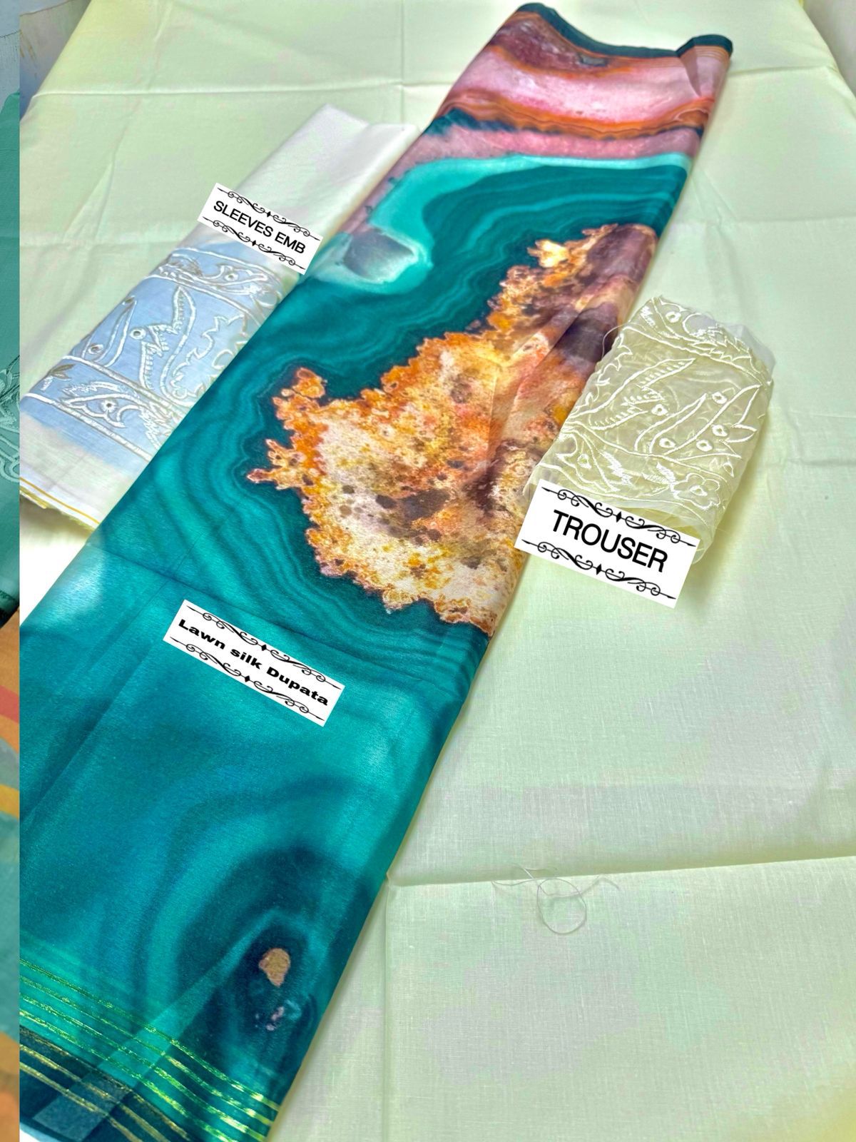 NATASHA KAMAL 3pc Summer Casual Collection Code:2025