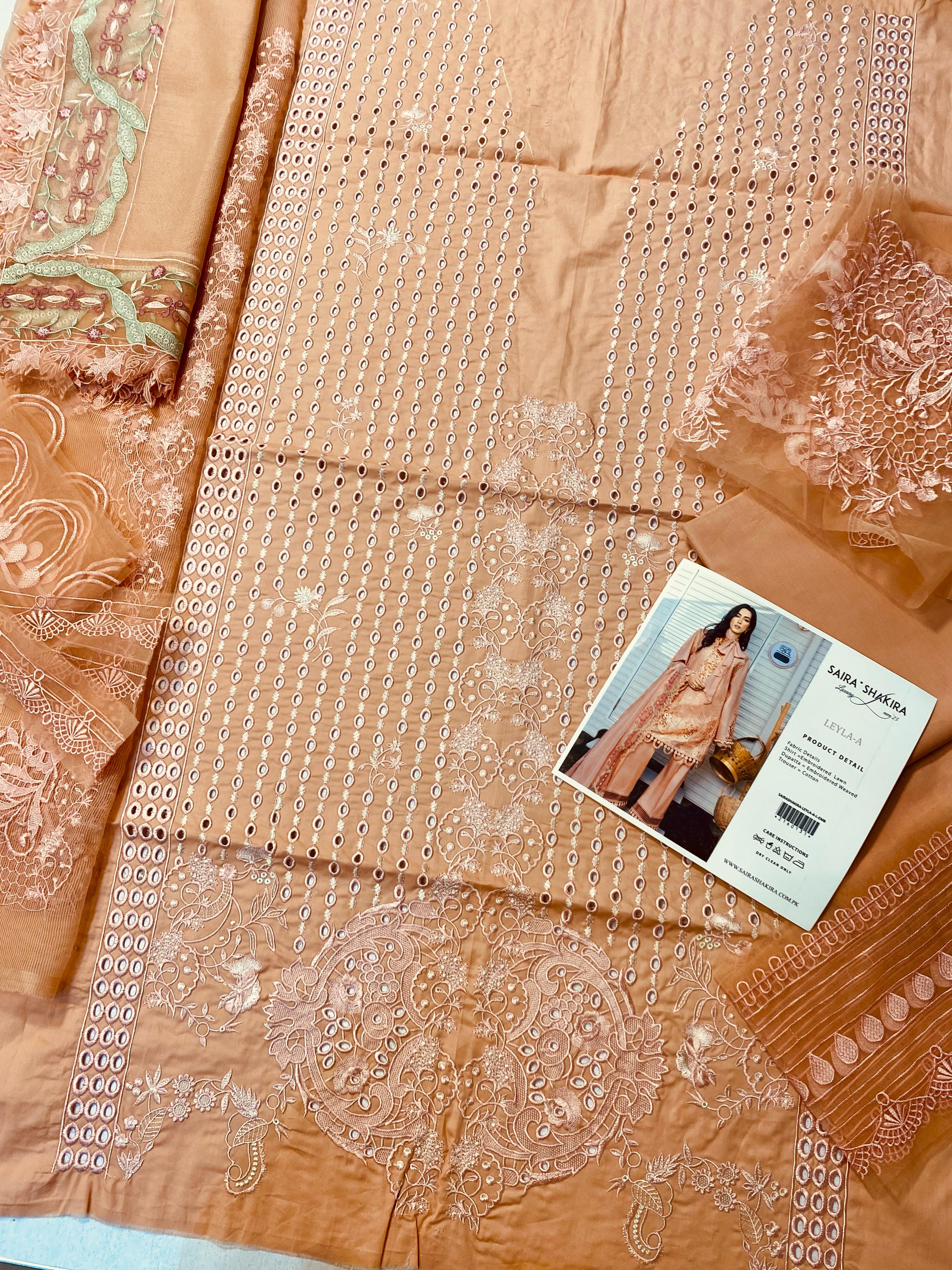 SAIRA SHAKIRA Luxury Lawn '23 LEYLA-A