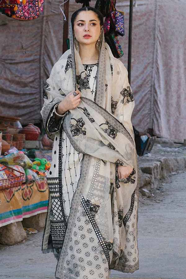 QALAMKAR 3pc Summer Casual Collection 