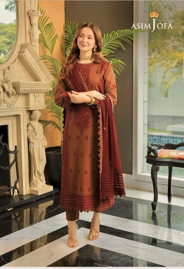 ASIM JOFA 3pc Summer Casual Collection Code: