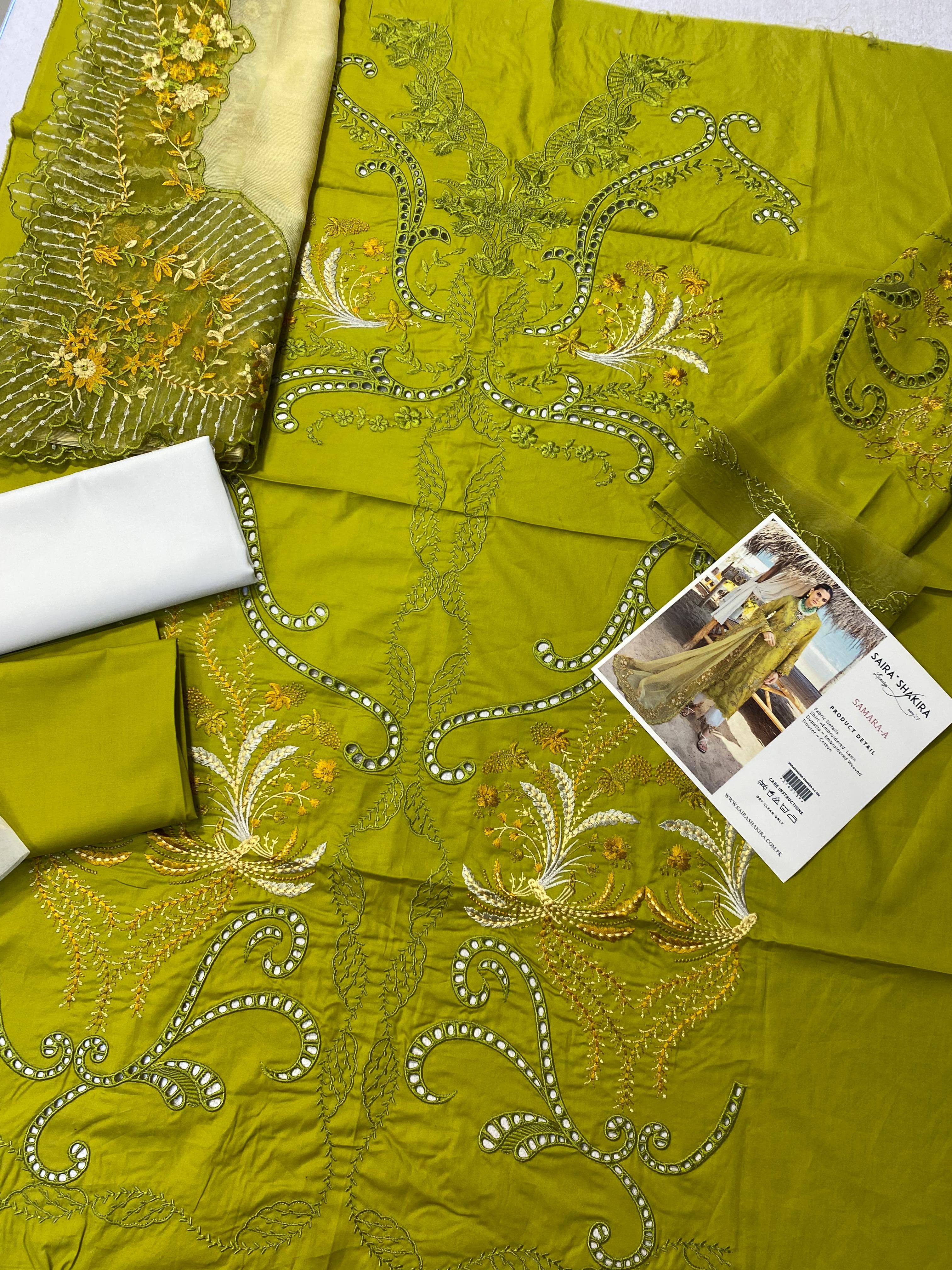 Saira Shakira - Luxury Lawn Collection - SAMARA - A Unstitched
