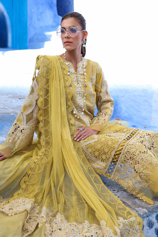 Maria B 3 Piece Unstitched Embroidered Lawn Suit 12-A