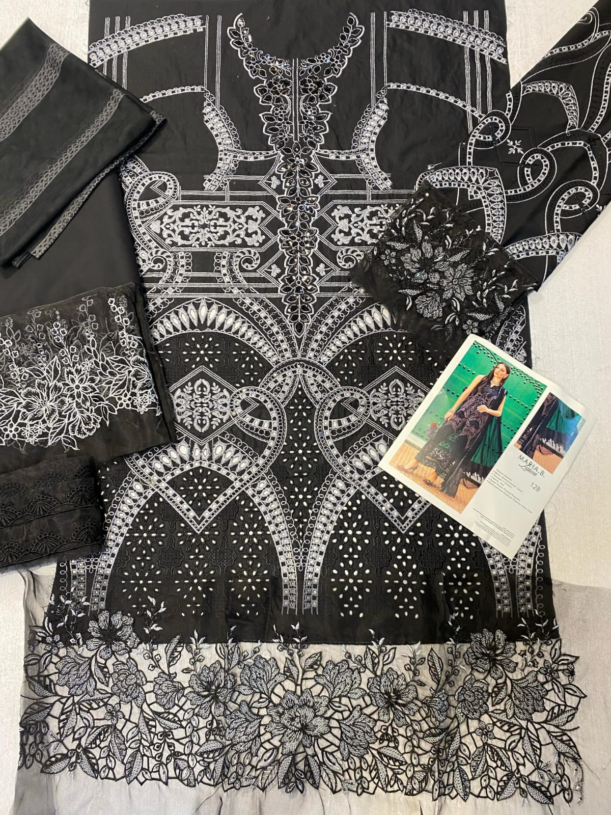 Maria B luxury Lawn 12 B HIT LAWN