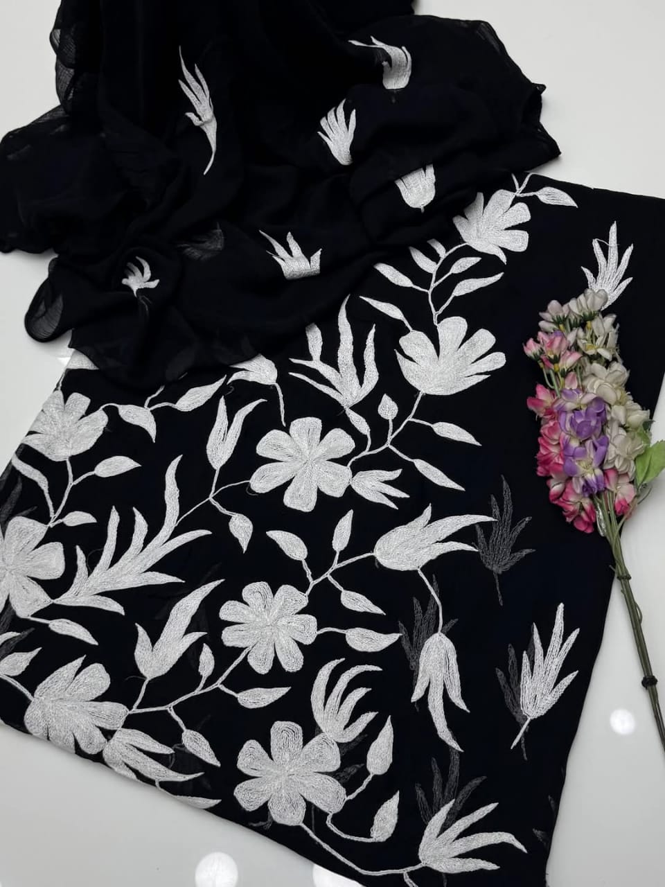 Traditonal R Patta Embroidery Work Suits