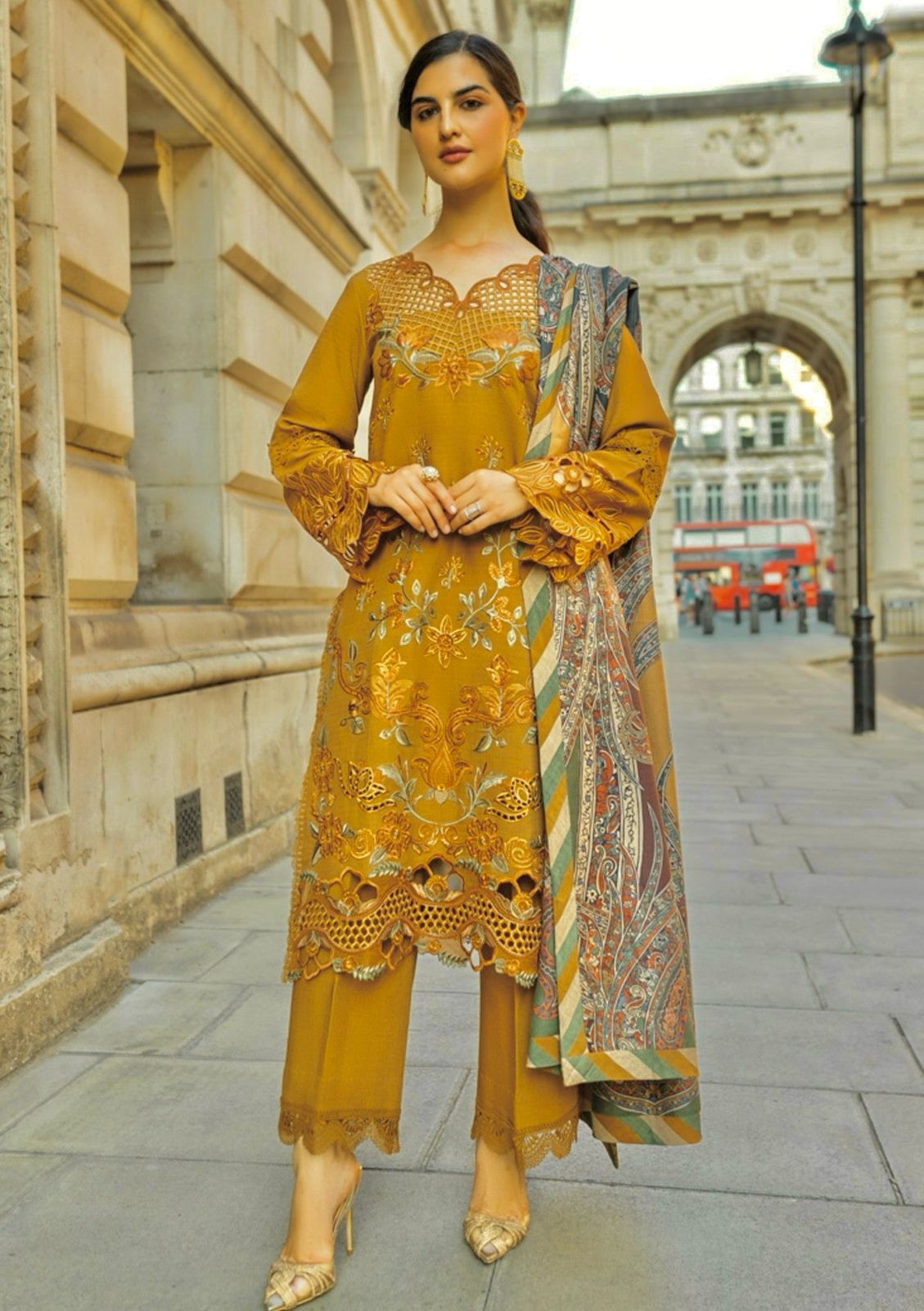 RANGRASIYA 3pc Summer Casual Collection Code:7010