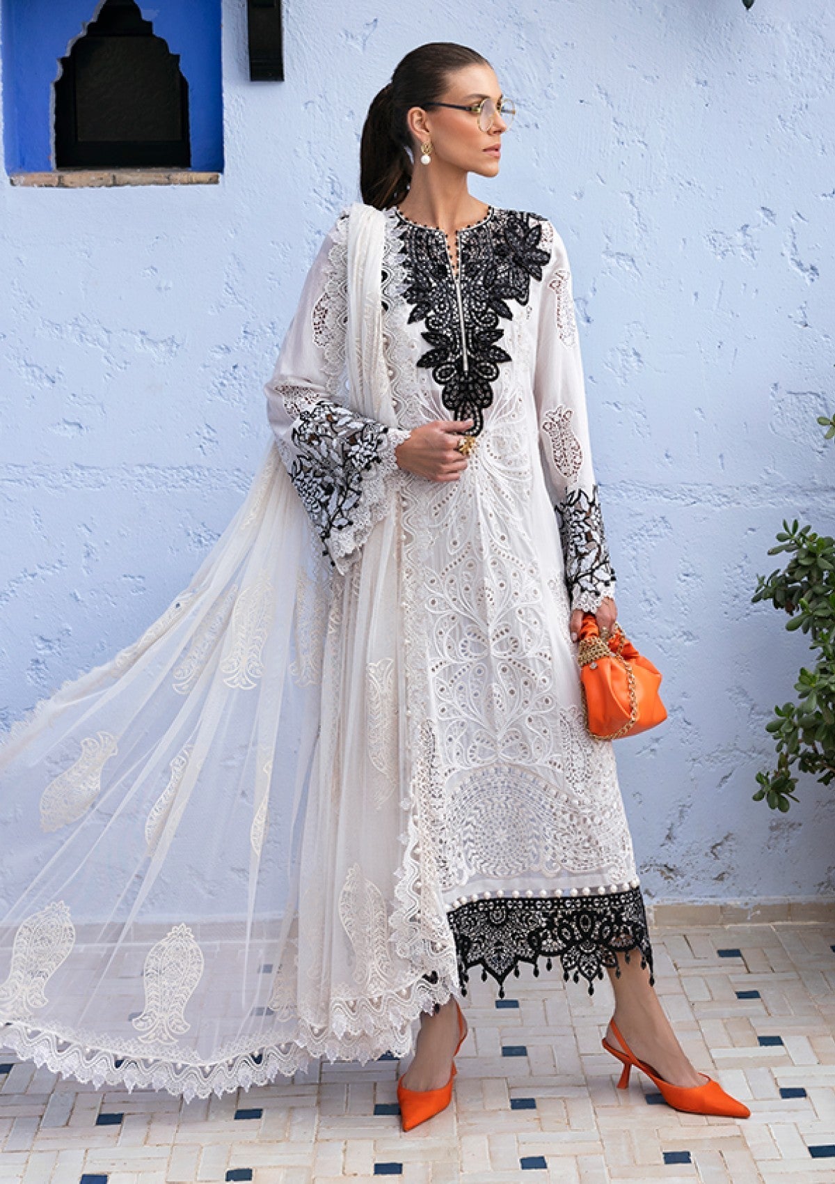 MariaB Luxury lawn 2025 Hit Code 5A Top Hit Articles