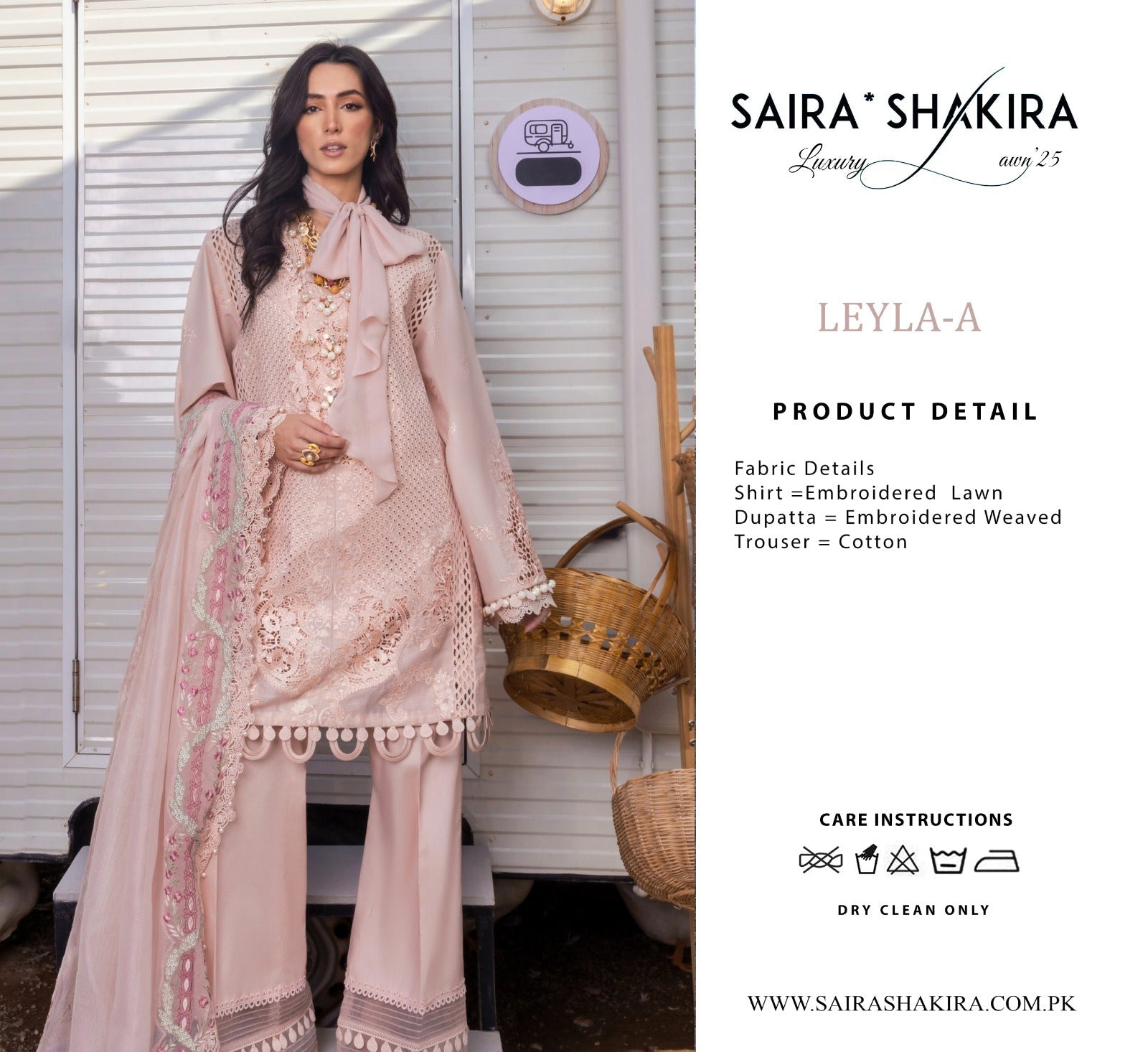 SAIRA SHAKIRA Luxury Lawn '23  LEYLA-A