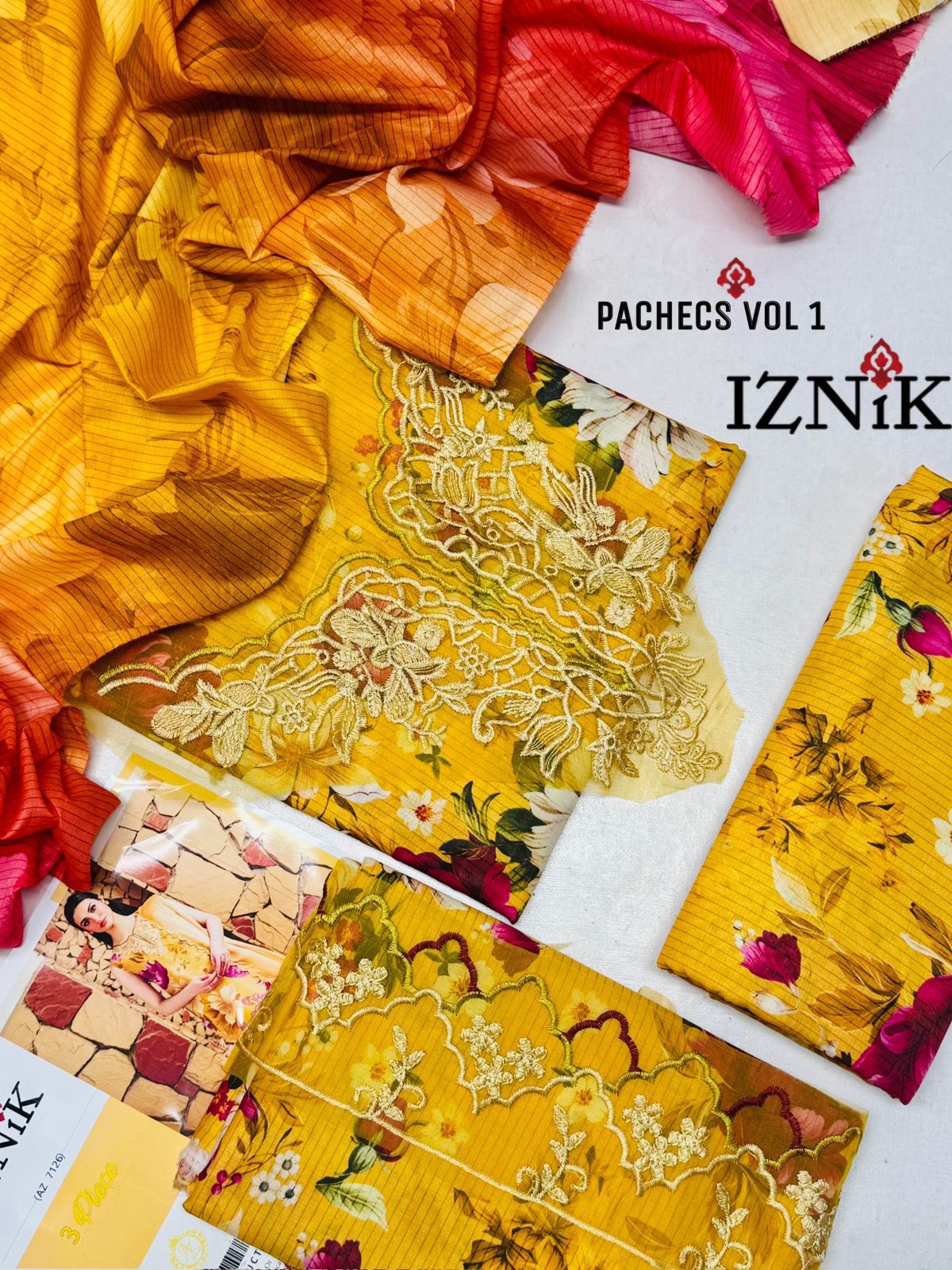 IZNIK 3pc Summer Eid Collection&nbsp; Code:PE001