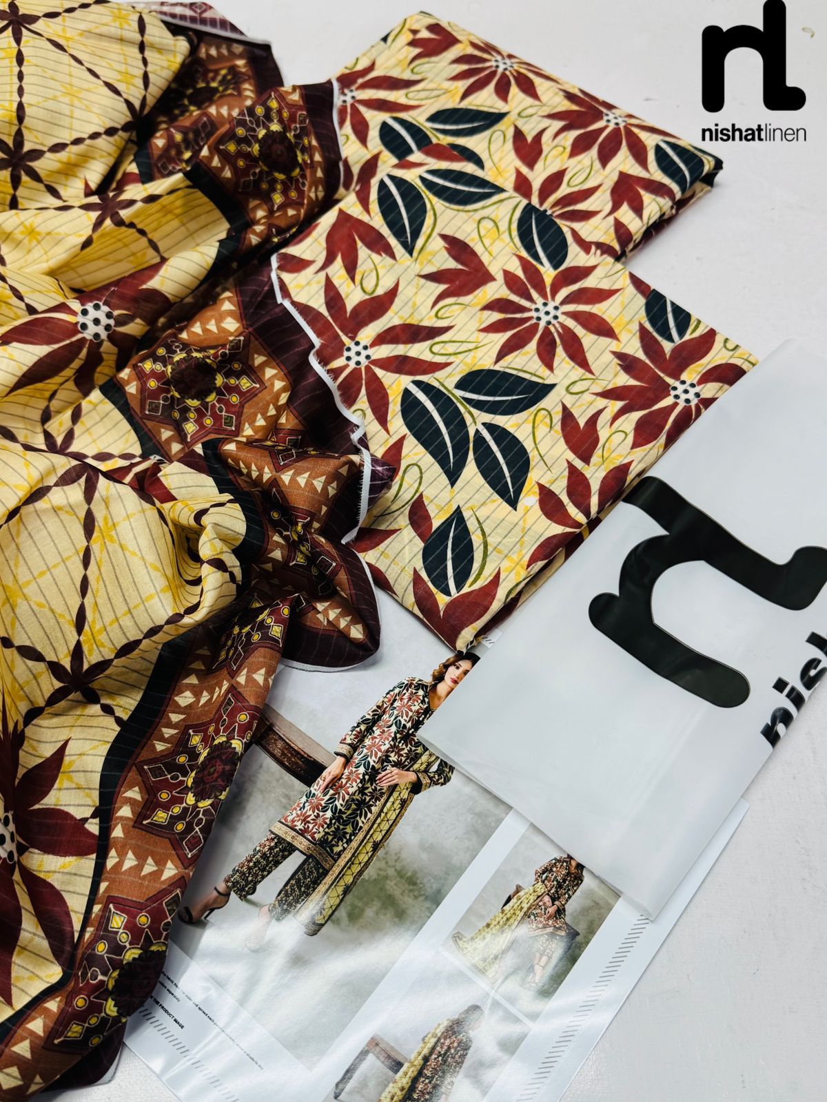 NISHA BY NISHAT 3pc Summer Eid Collection&nbsp; Code:PE001