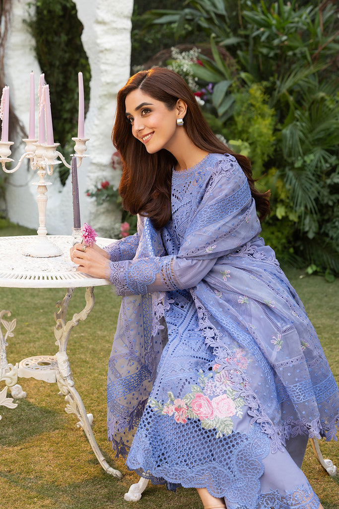 Sobia nazir Luxury Lawn 2025 Hit Code 15A Levender