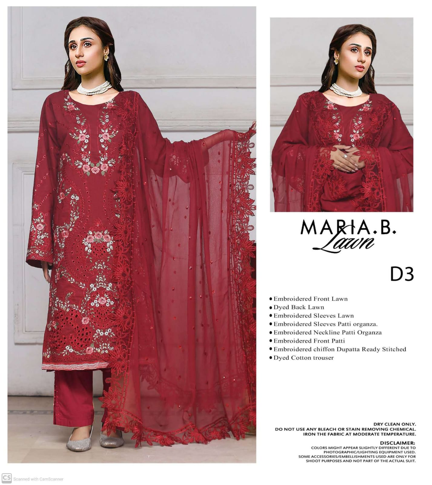 Maria B D6 luxury lawan