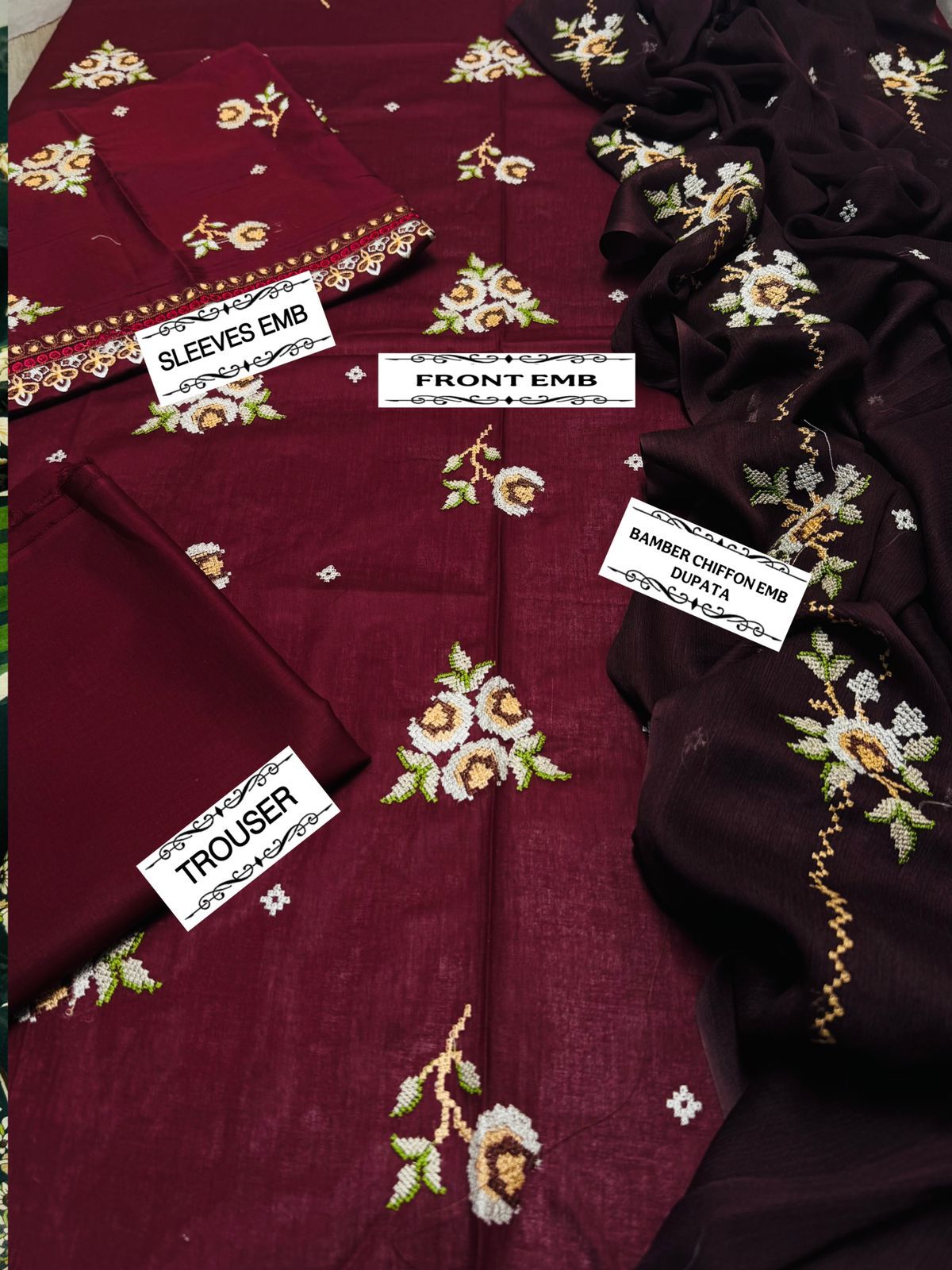 BAROUQE* 3pc Summer Casual Collection  Code:1006az