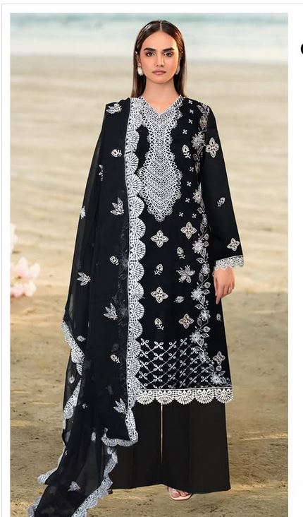 Qalamkar Sahil Kinare New Design FK 10