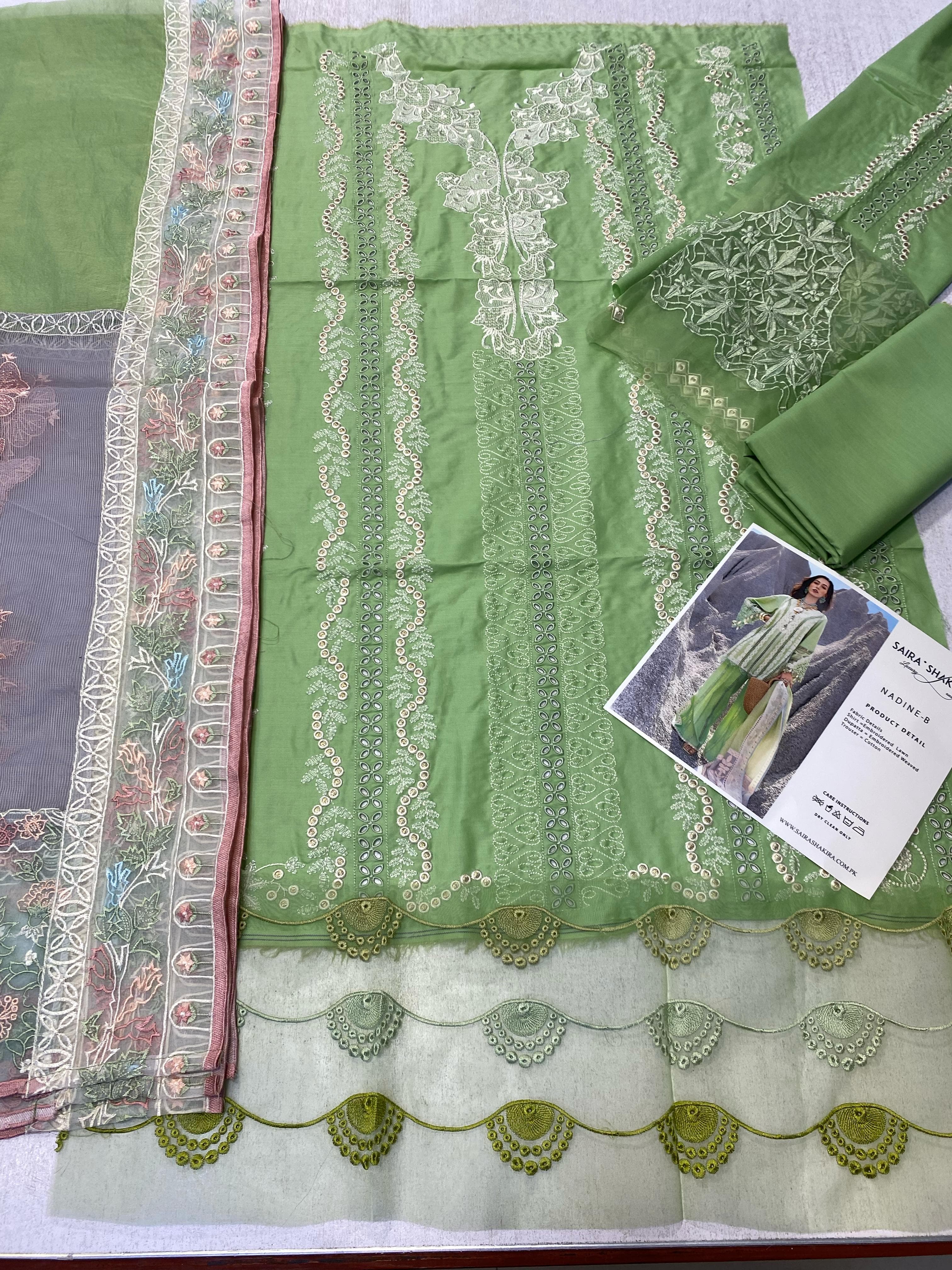 Saira Shakira  Luxury Lawn Collection  NADINEB  Unstitched