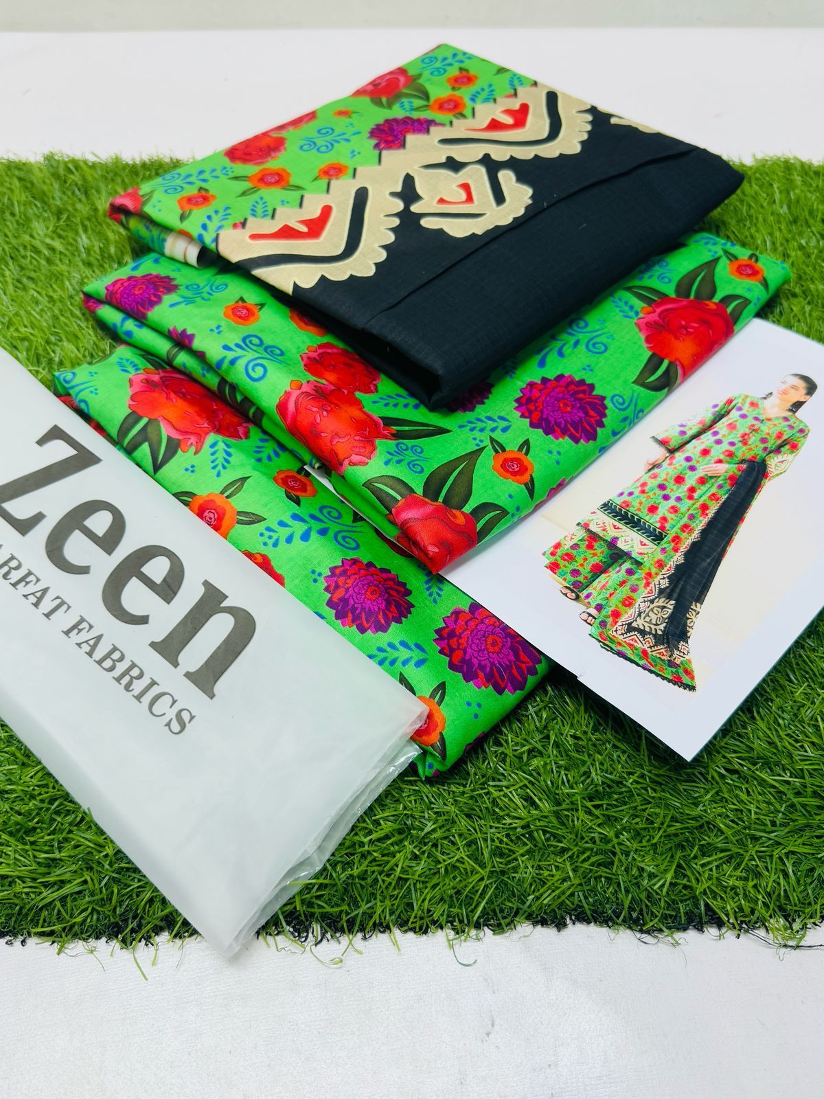 Zeen 3pc Summer Casual Collection lawn