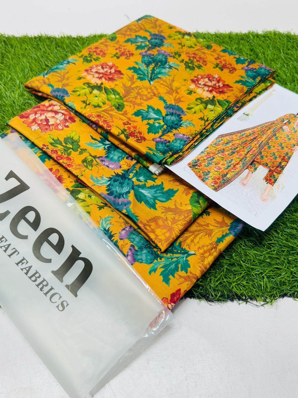 Zeen 3pc Summer Casual Collection lawn