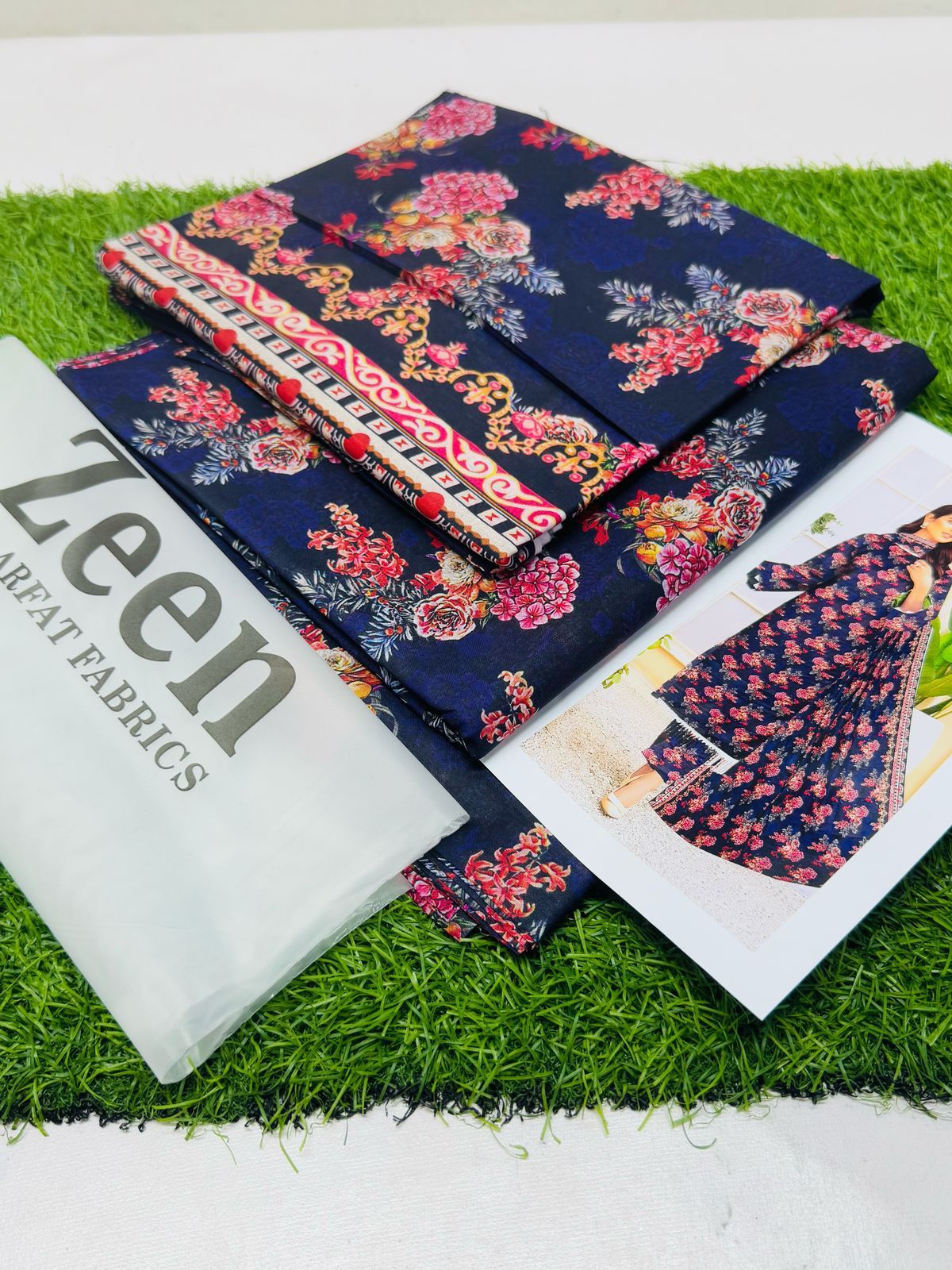 Zeen 3pc Summer Casual Collection lawn