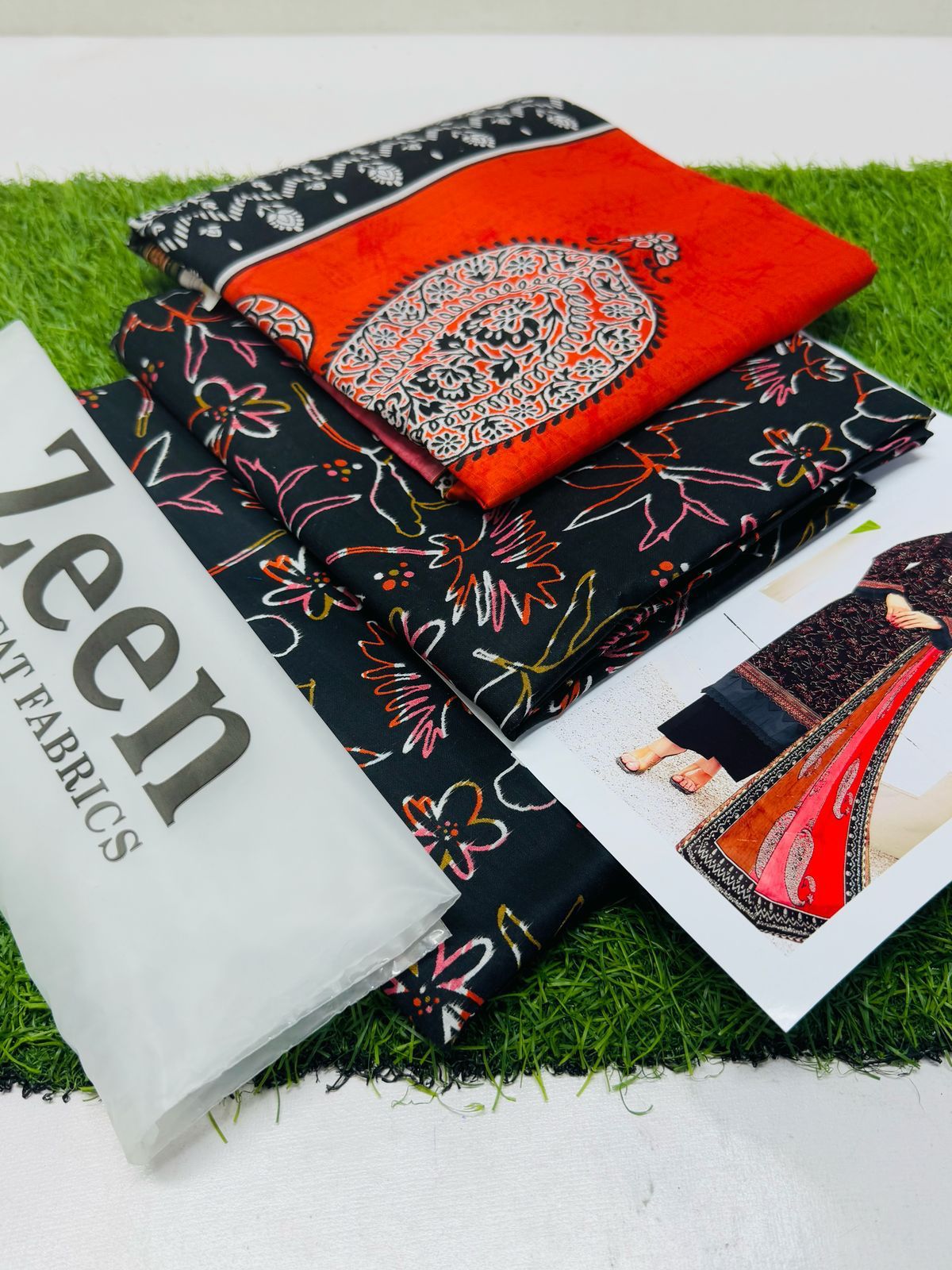 Zeen 3pc Summer Casual Collection lawn